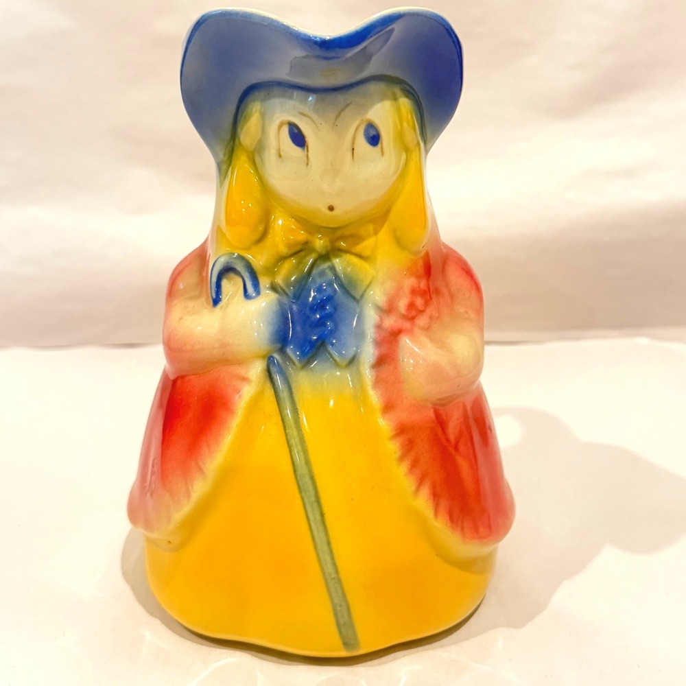 Shawnee‎ Pottery 1940s Little Bo Peep Figural Pitcher Creamer USA Shape 47